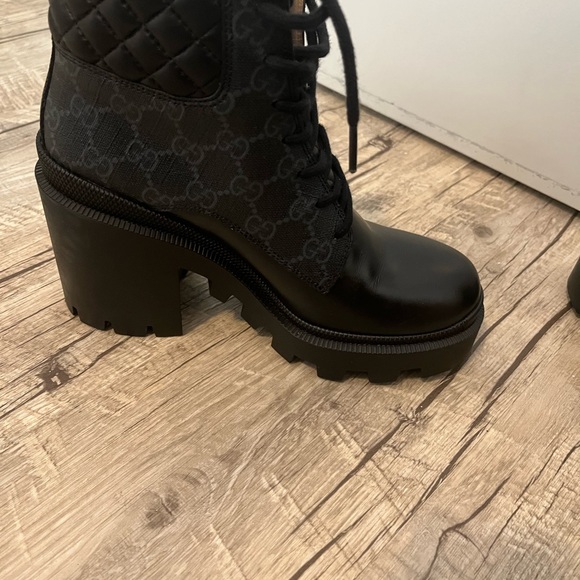 Gucci supreme canvas ankle boots - Picture 7 of 16